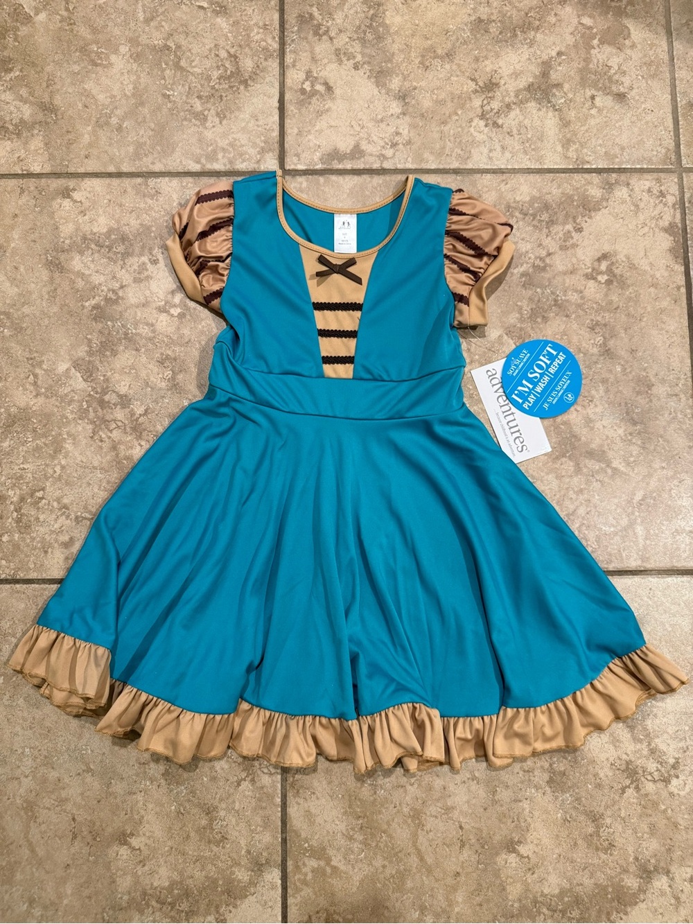 Little Adventures Merida Medieval Twirl - Girls size 6